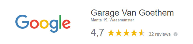 Reviews bij Garage Van Goethem Waasmunster